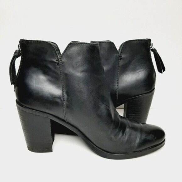 BP Jett Ankle Bootie Black Leather Sz 9.5M - Picture 9 of 13